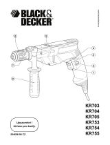 BLACK+DECKER KR703 Používateľská príručka