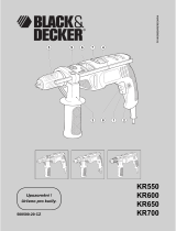 Black & Decker KR550CRE Používateľská príručka
