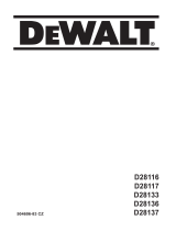 DeWalt D28137 Používateľská príručka