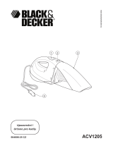 BLACK+DECKER ACV1205 Používateľská príručka
