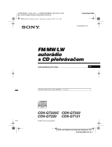 Sony CDX-GT222 Návod na používanie