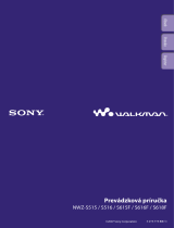 Sony NWZ-S615F Návod na používanie