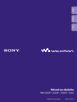 Sony NW-S203F Návod na používanie