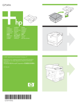 HP LaserJet M5035 Multifunction Printer series Užívateľská príručka