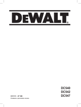 DeWalt DC542 Používateľská príručka