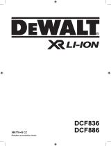 DeWalt DCF836 Používateľská príručka