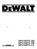 DeWalt DPC10QTC Používateľská príručka