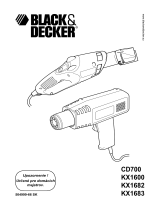 BLACK+DECKER CD700 Používateľská príručka