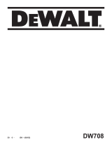 DeWalt DW708 Používateľská príručka