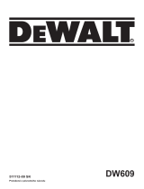 DeWalt DW609 Používateľská príručka