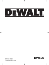DeWalt DW626 Používateľská príručka