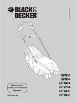 BLACK+DECKER GF834 Používateľská príručka