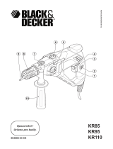 Black & Decker KR1000RE Používateľská príručka