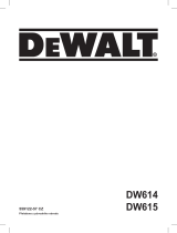 DeWalt DW615 Používateľská príručka