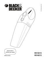 BLACK+DECKER WV3615 Používateľská príručka