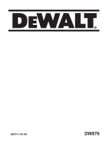 DeWalt DW876 Používateľská príručka