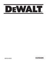 DeWalt D25940K Používateľská príručka