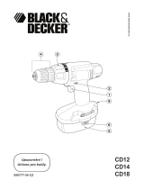 Black & Decker CD12C Používateľská príručka