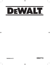 DeWalt DE0772 Používateľská príručka