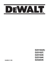 DeWalt D25102K Používateľská príručka