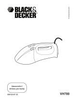 BLACK+DECKER VH780 Používateľská príručka