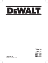 DeWalt D26421 Používateľská príručka