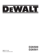 DeWalt D26501 Používateľská príručka