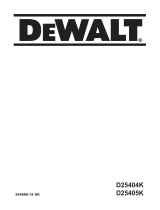 DeWalt D25404K Používateľská príručka