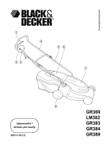 Black & Decker GR389 Používateľská príručka