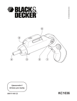 Black & Decker KC1036 Používateľská príručka
