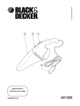 Black & Decker AV1205 Používateľská príručka