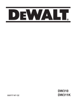 DeWalt DW310 Používateľská príručka