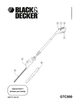 BLACK+DECKER GTC800 Používateľská príručka