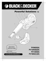 Black & Decker PV1205 Používateľská príručka