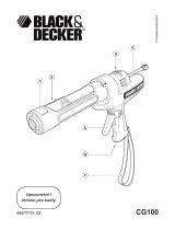 Black & Decker CG100 Používateľská príručka