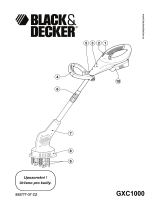 Black & Decker GXC1000 Používateľská príručka