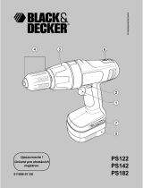 BLACK+DECKER PS122 Používateľská príručka