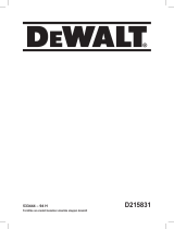 DeWalt D215831 Používateľská príručka