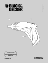 Black & Decker KC360NM Používateľská príručka