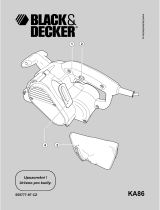 Black & Decker KA86 Používateľská príručka