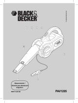 Black & Decker PAV1205 Používateľská príručka