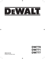 DeWalt DW770 Používateľská príručka
