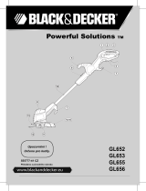 Black & Decker GL655 Používateľská príručka