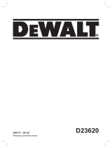 DeWalt D23620 Používateľská príručka