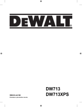 DeWalt DW713 Používateľská príručka