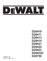 DeWalt D28750 Používateľská príručka