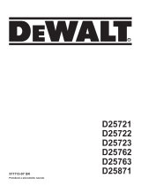 DeWalt D25762K Používateľská príručka
