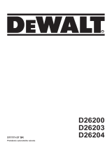 DeWalt D26203K Používateľská príručka