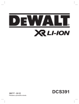 DeWalt DCS391 Používateľská príručka