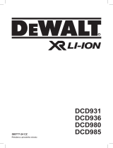 DeWalt DCD980 Používateľská príručka